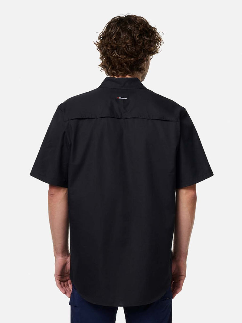 King Gee K14030 Workcool Vented Shirt Short Sleeve Mens – product photo