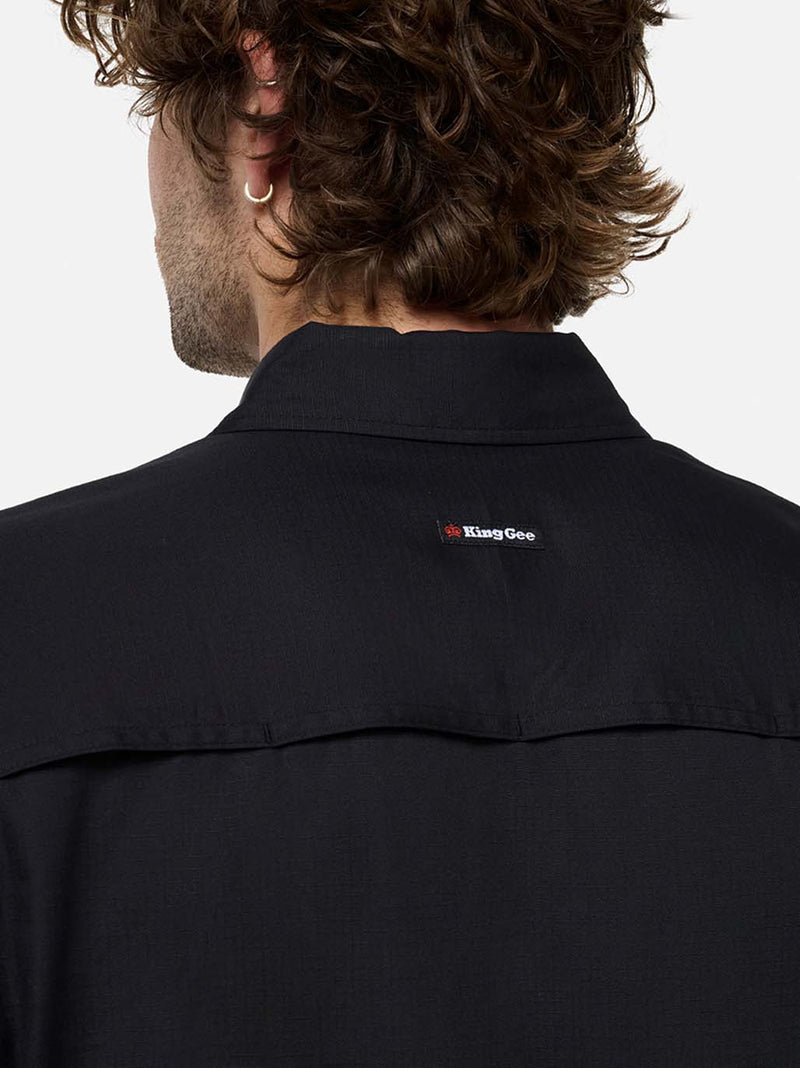 King Gee K14030 Workcool Vented Shirt Short Sleeve Mens – product photo