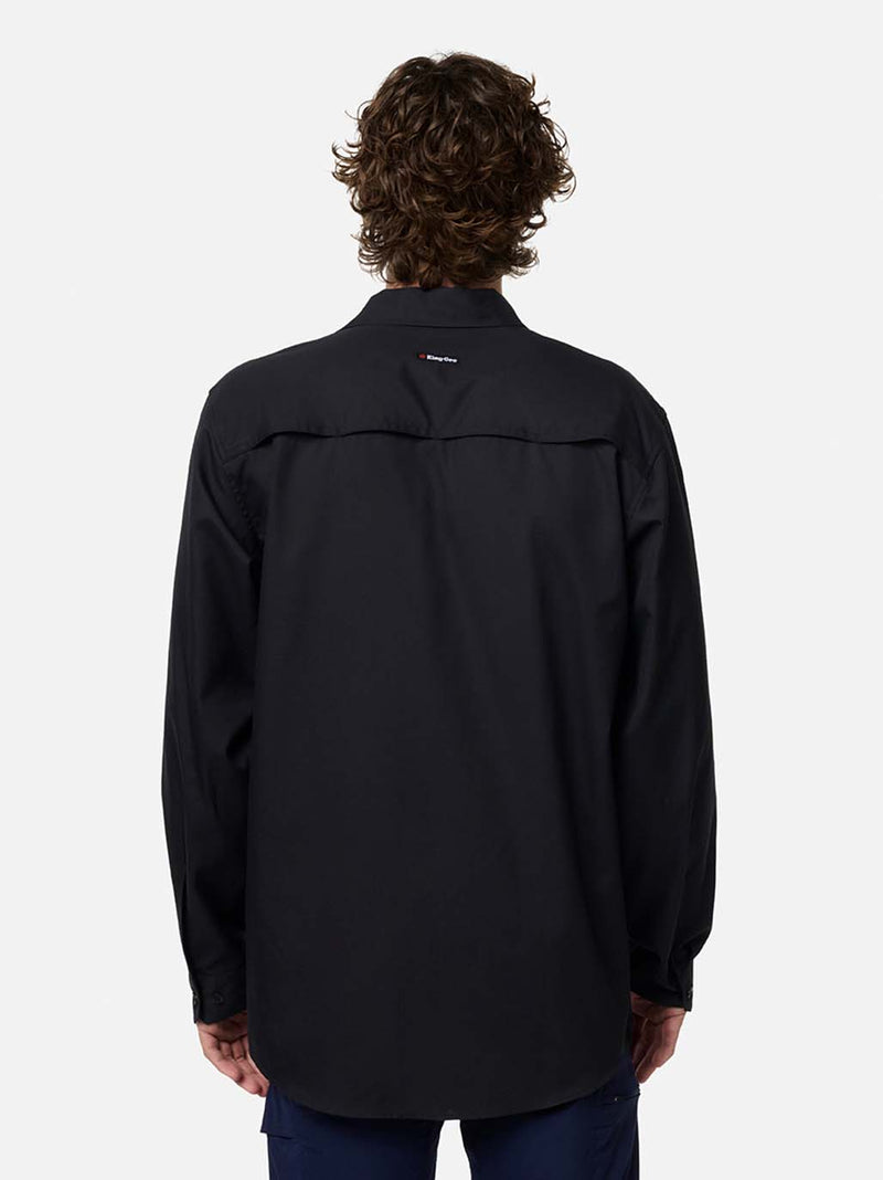 King Gee K14031 Workcool Vented Shirt Long Sleeve Mens – product photo