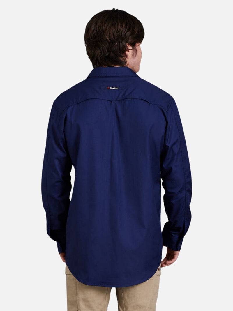 King Gee K14820 Workcool 2 Lightweight Ripstop Long Sleeve Work Shirt Mens – product photo