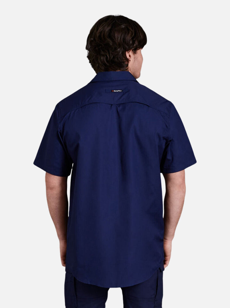 King Gee K14825 Workcool 2 Lightweight Ripstop Short Sleeve Work Shirt Mens – product photo