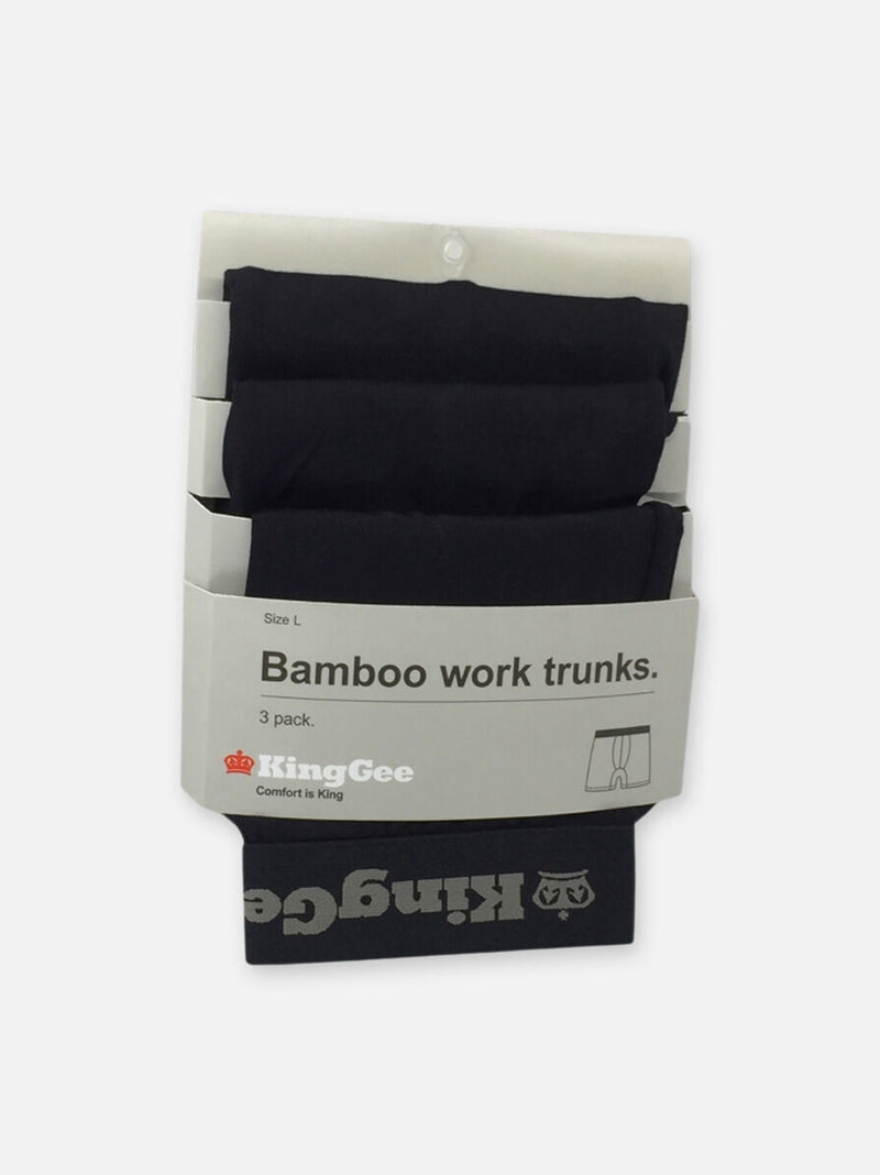 King Gee K19005 Bamboo Work Trunks - 3 Pack Mens – product photo