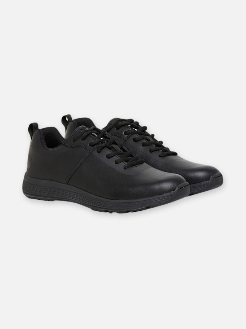 King Gee K22245 Superlite Leather Lace Up Work Shoes - Black – product photo