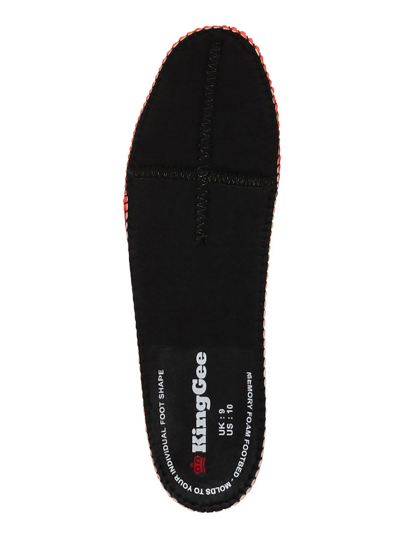 King Gee K25250 Tradie Gusset Steel Cap Safety Boots With Scuff Cap - Black – product photo