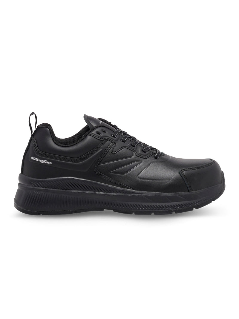 King Gee K26498 HyperTec Leather -Black Ladies – product photo