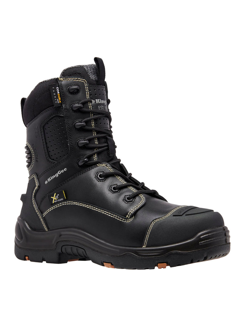 King Gee K27996 ONYX 8Z Metguard Puncture-Resistant Work Boot - Black – product photo