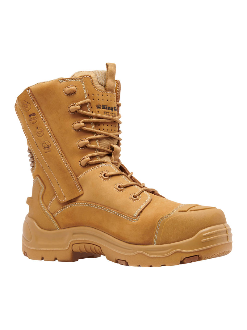 King Gee K27997 ONYX 8Z Metguard Puncture-Resistant Work Boot - Wheat – product photo
