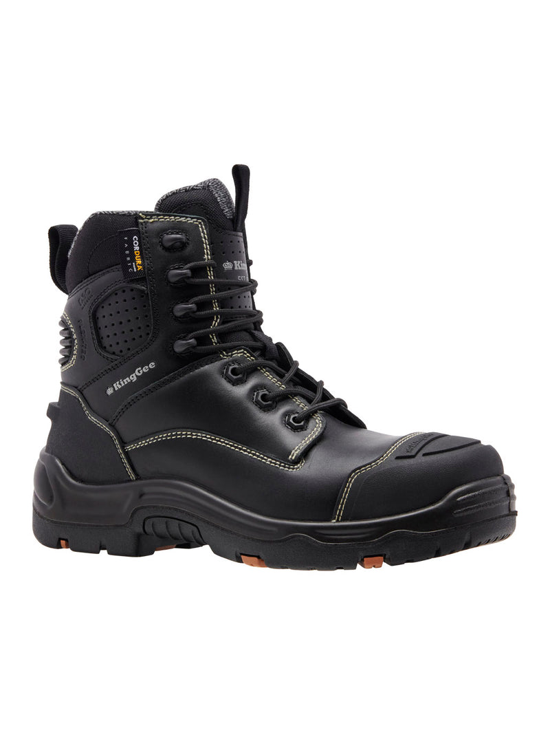 King Gee K27998 ONYX 6Z Puncture-Resistant Work Boot - Black – product photo