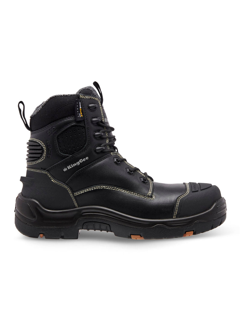 King Gee K28000 ONYX 6CZ Composite Toe Work Boot - Black – product photo