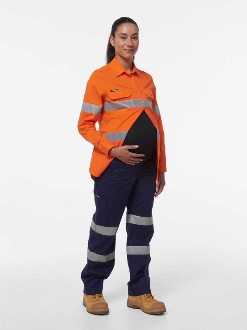 King Gee K43007 Workcool Maternity Reflective Bio Motion Pant Ladies – product photo