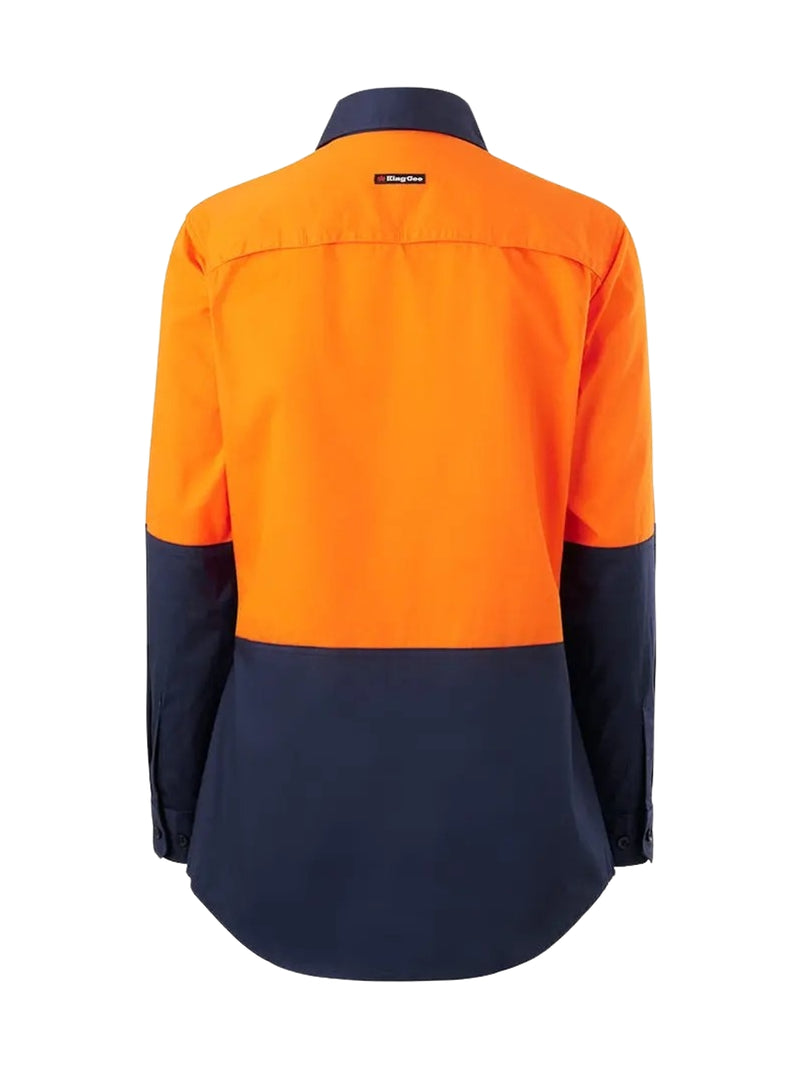 King Gee K44222 Originals Vented Drill Shirt Ladies – product photo