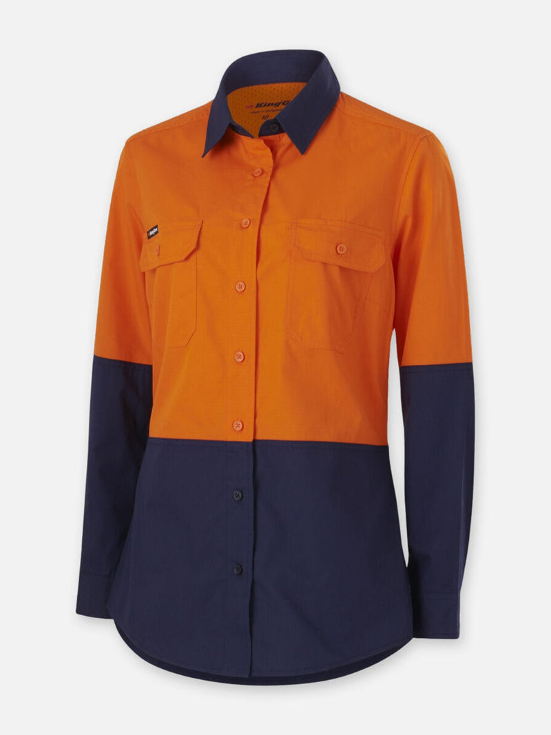 Orange/Navy