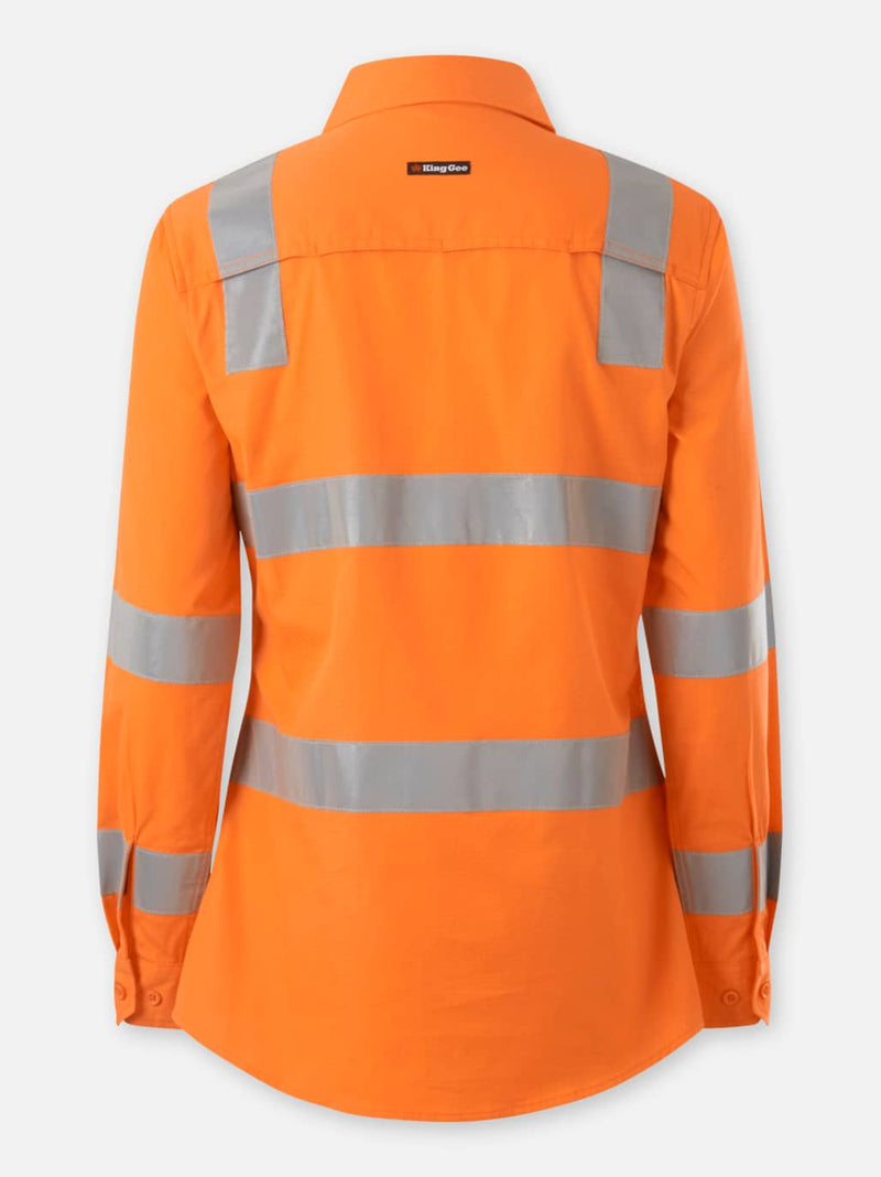 King Gee K44232 Workcool Vented Vic Rail Shirt Ladies – product photo