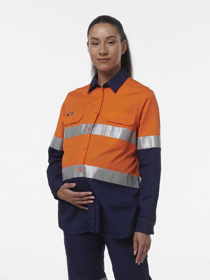 Orange/Navy