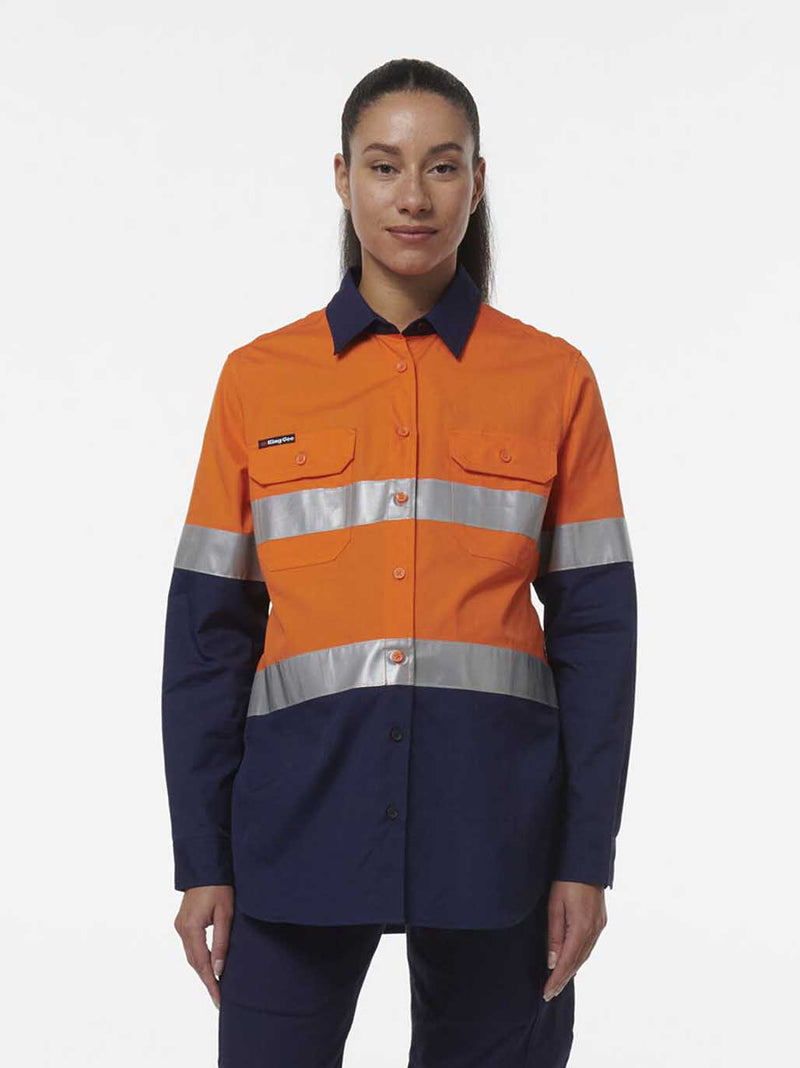 King Gee K44234 Workcool Maternity Reflective Shirt Ladies – product photo