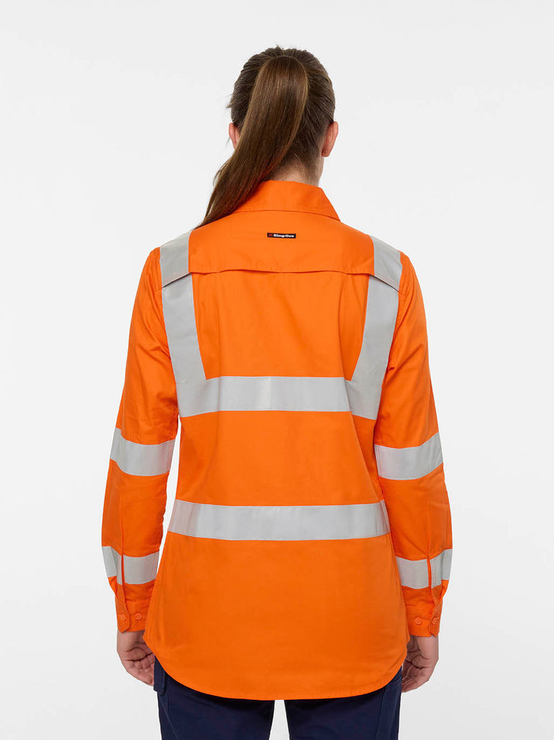 King Gee K44245 Originals Vented Vic Rail Shirt Ladies – product photo