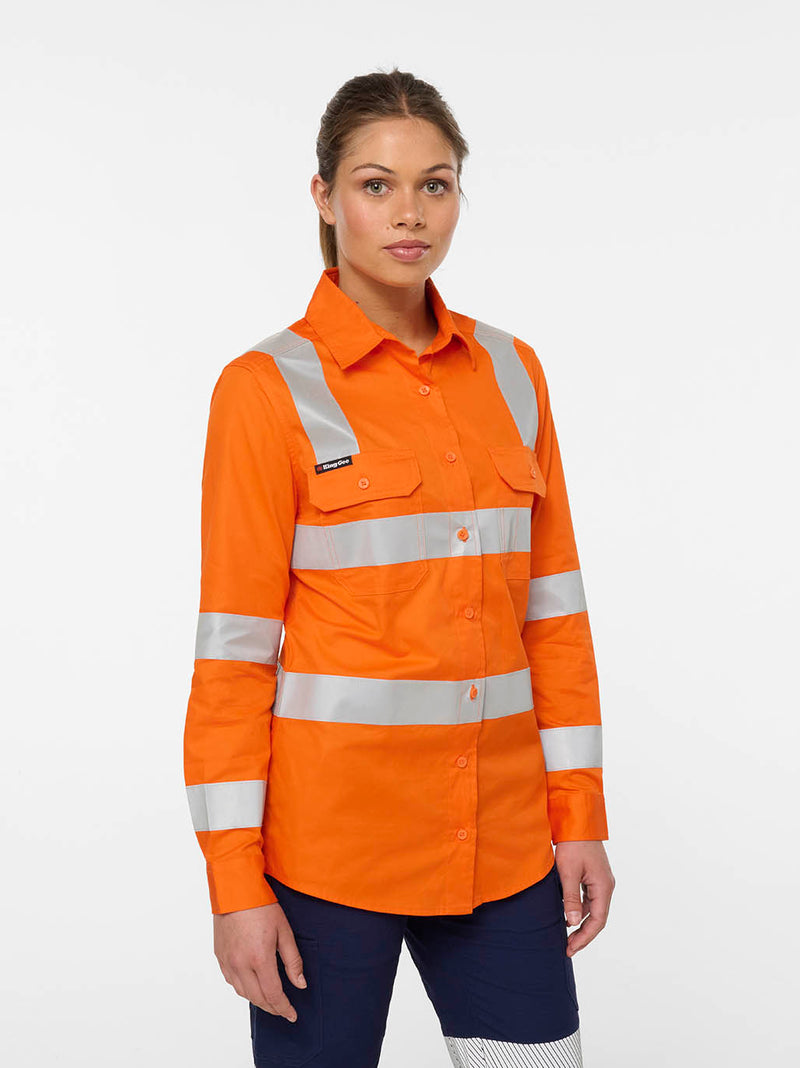King Gee K44245 Originals Vented Vic Rail Shirt Ladies – product photo