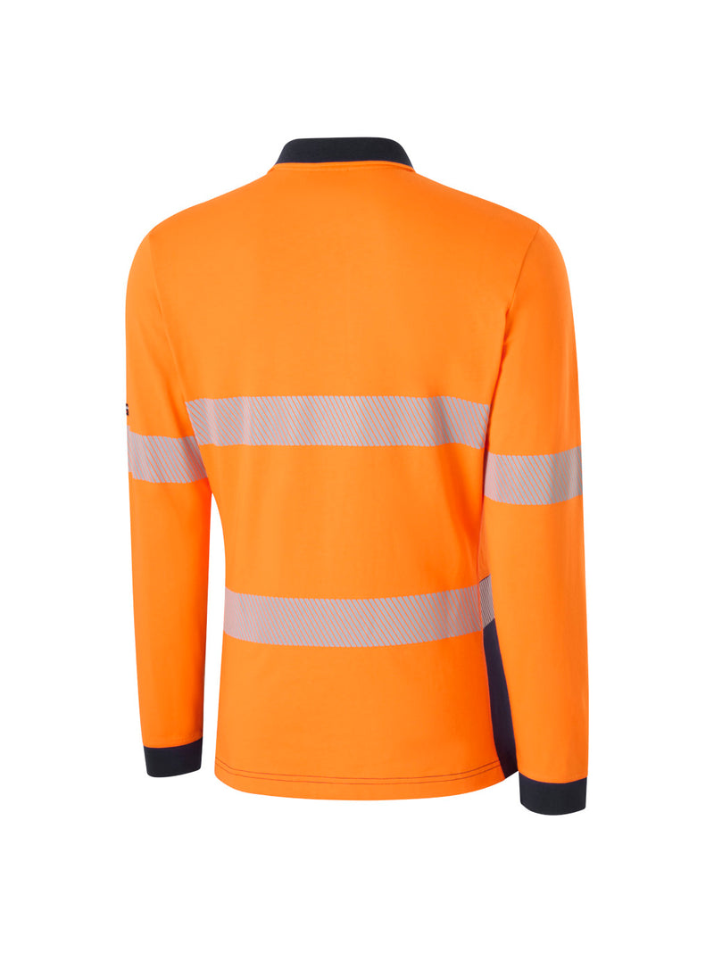King Gee K44248 Originals Hi-Vis Spliced Taped Cotton Polo Ladies – product photo
