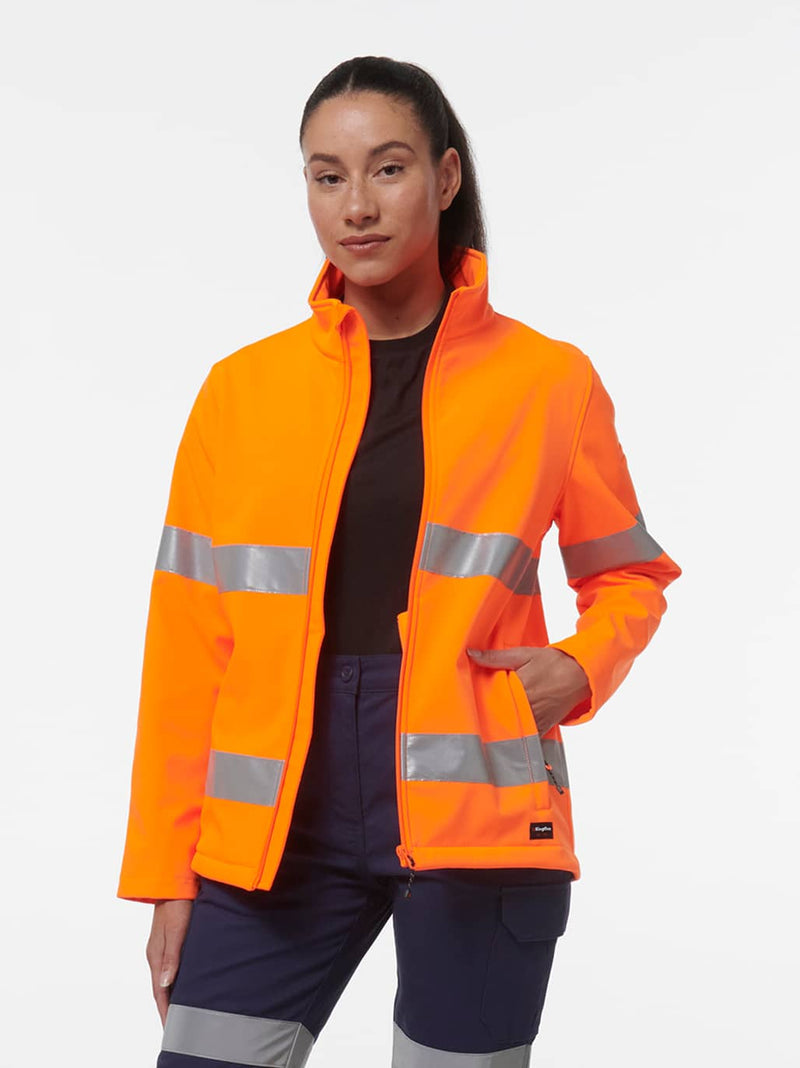 King Gee K45007 Reflective Soft Shell Jacket Ladies – product photo