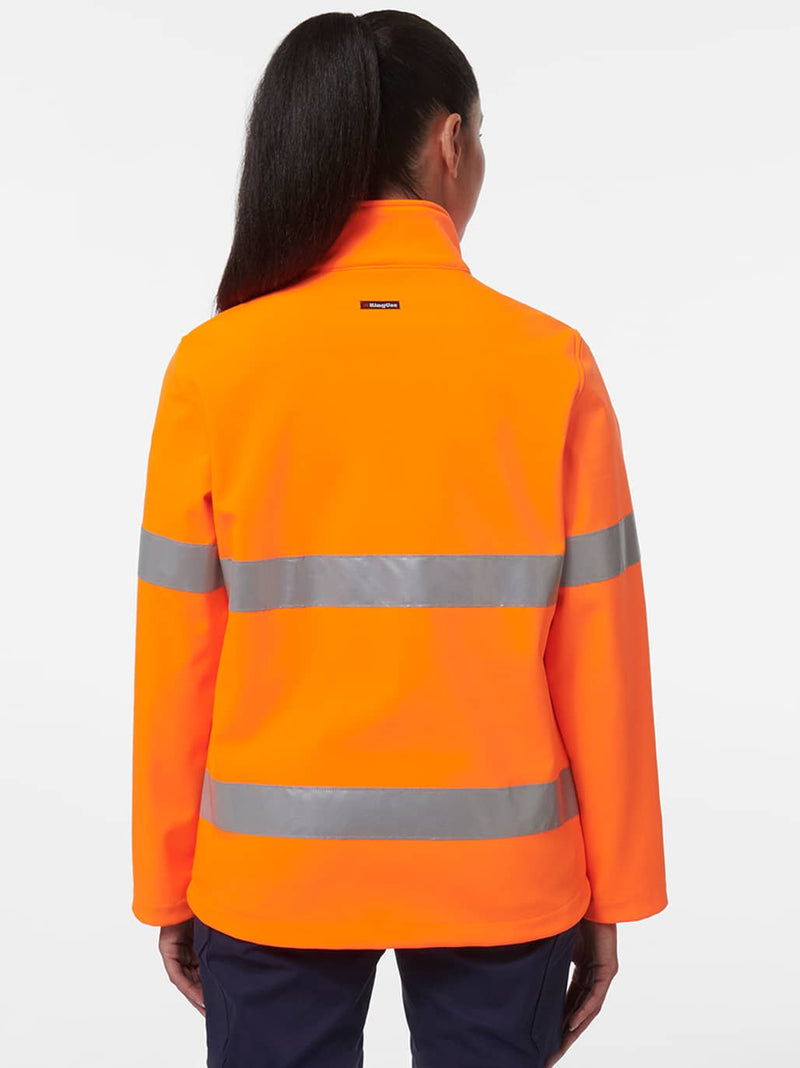 King Gee K45007 Reflective Soft Shell Jacket Ladies – product photo