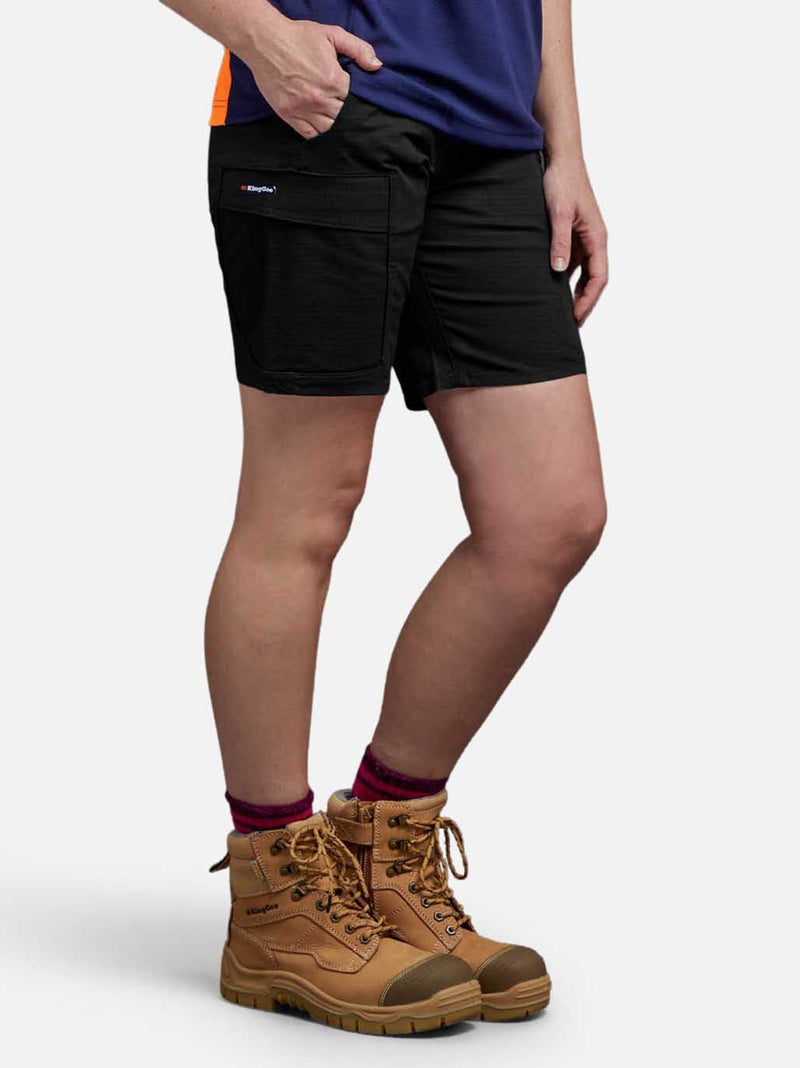 King Gee K47008 Workcool Pro Stretch Shorts Ladies – product photo