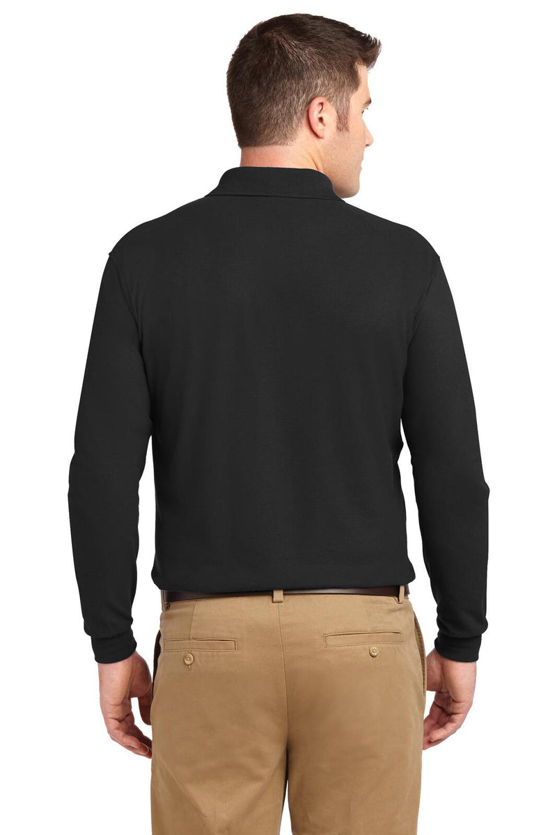 Port Authority K500LS Silk Touch Long Sleeve Polo (3XL - 4XL) – product photo