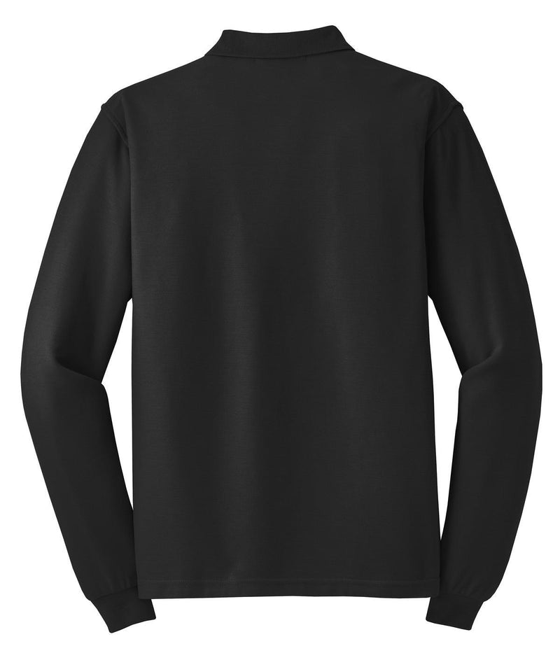 Port Authority K500LS Silk Touch Long Sleeve Polo (3XL - 4XL) – product photo