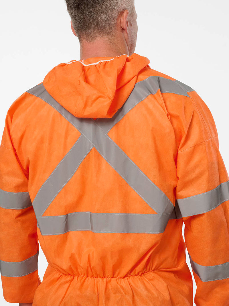 King Gee K51012 Originals Hi Vis Taped Disposable Coverall Mens – product photo