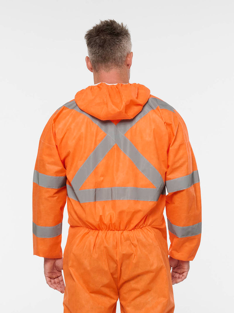 King Gee K51012 Originals Hi Vis Taped Disposable Coverall Mens – product photo
