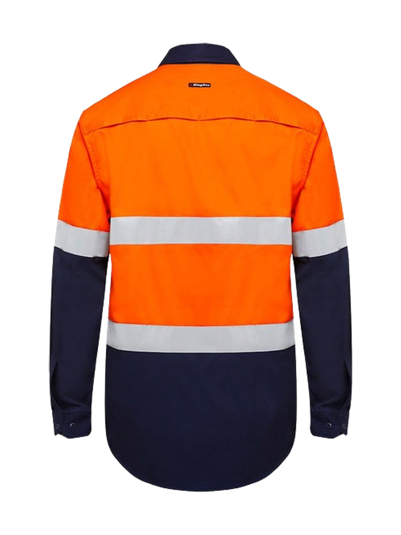 King Gee K54025 Originals Vented Drill Shirt Taped Mens – product photo