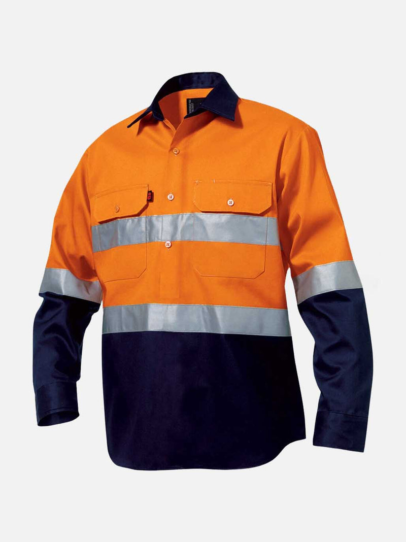 Orange/Navy