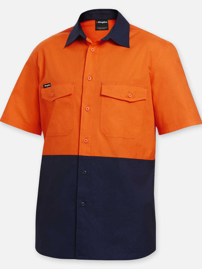 Orange/Navy