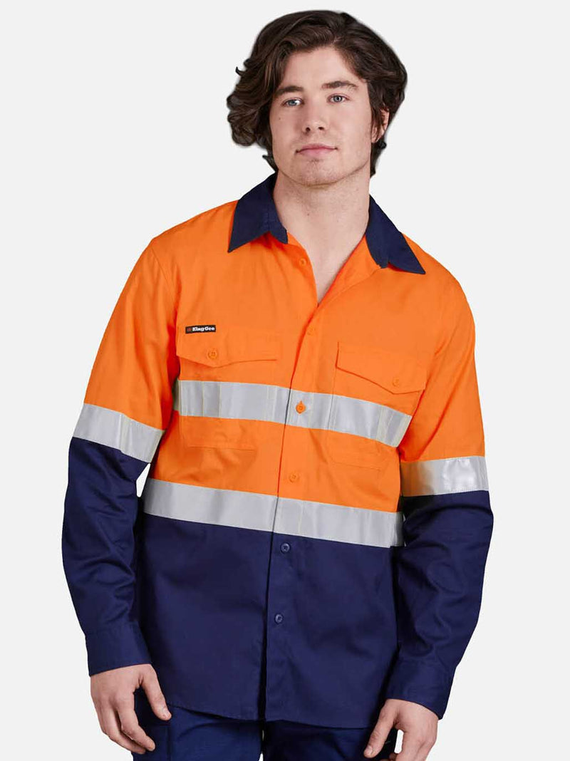 Orange/Navy