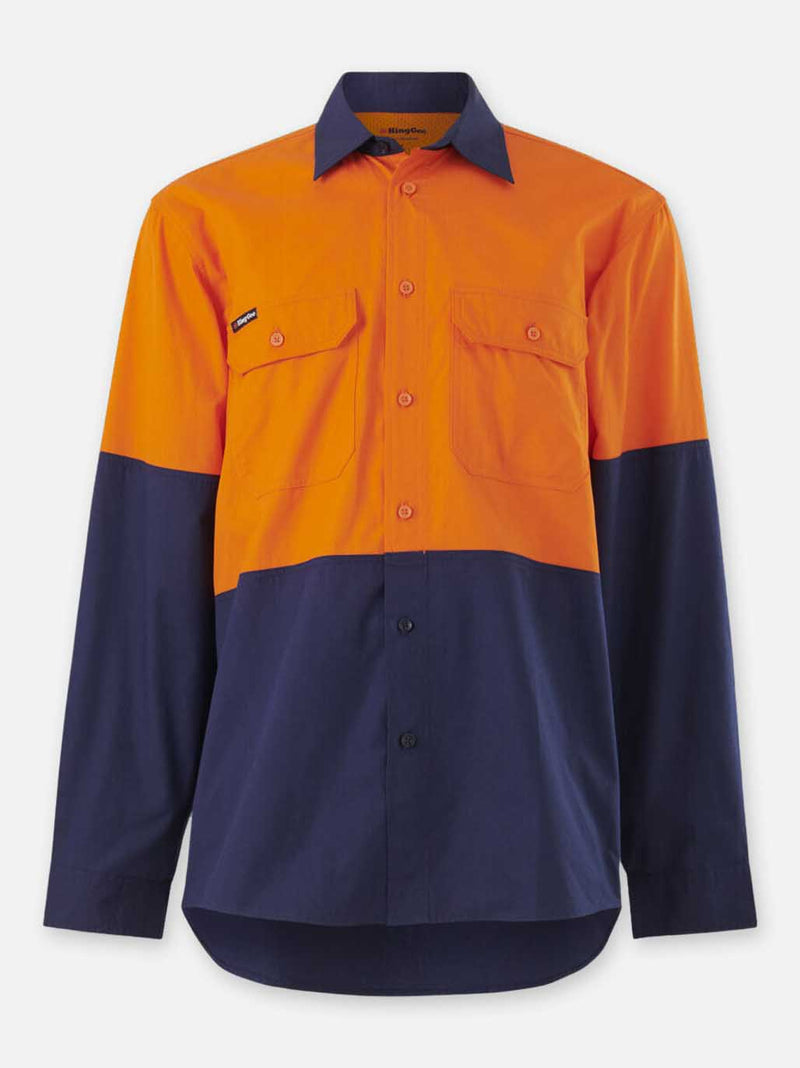 Orange/Navy