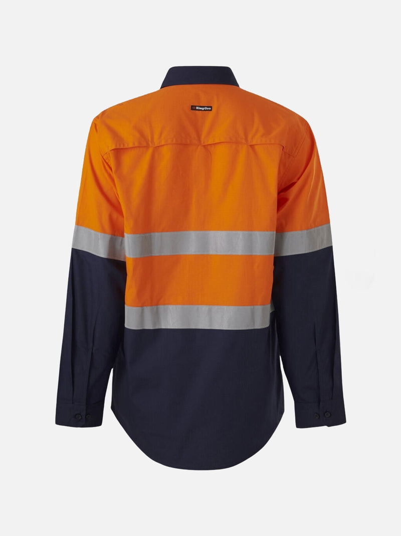 King Gee K54913 Workcool Vented Spliced Shirt Taped Long Sleeve Mens – product photo
