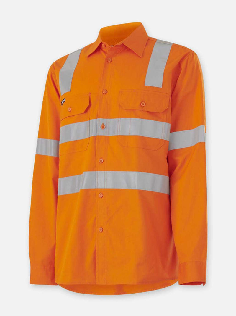 King Gee K54917 Workcool Vented X Back Shirt Long Sleeve Mens – product photo