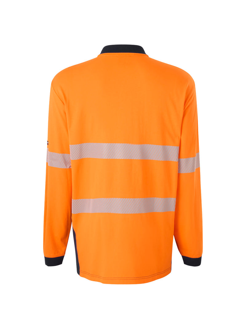 King Gee K54926 Originals Hi-Vis Spliced Cotton Polo Mens – product photo