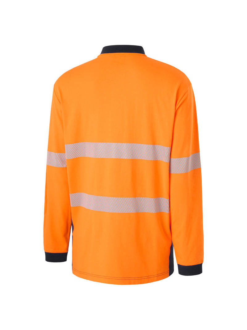 King Gee K54926 Originals Hi-Vis Spliced Cotton Polo Mens – product photo