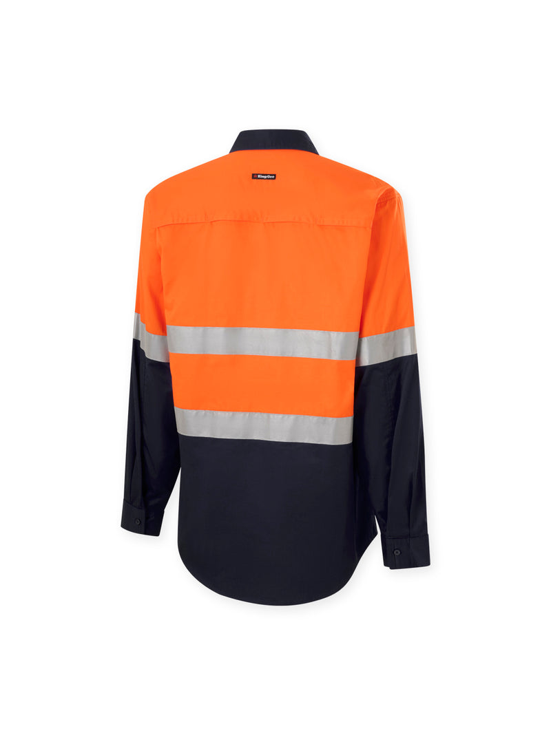 King Gee K54935 Originals Vented Spliced Drill Shirt Mens – product photo