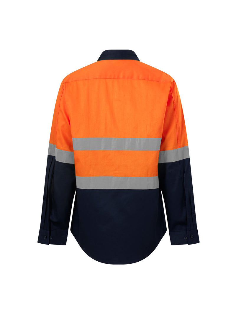 King Gee K54936 Originals Reflective Spliced Drill Shirt Mens – product photo