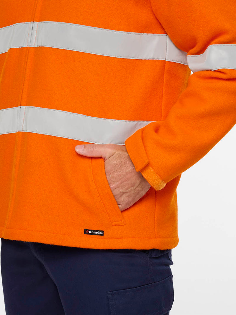 King Gee K55027 Originals Hi Vis Taped Bluey Jacket Mens – product photo