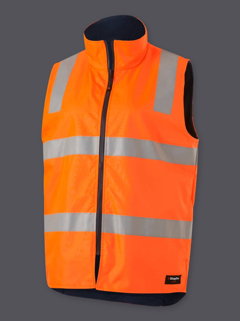 King Gee K55031 Reflective Spliced Insulated Vest Mens – product photo