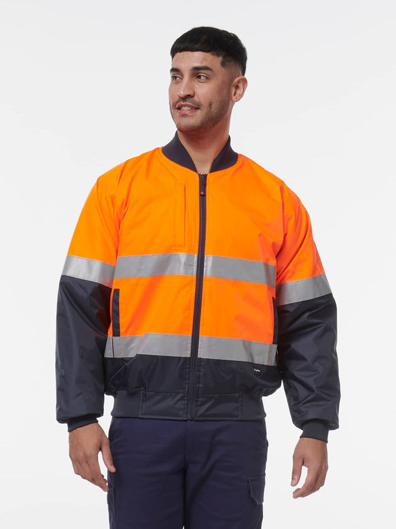 King Gee K55032 Reflective Bomber Jacket Mens – product photo
