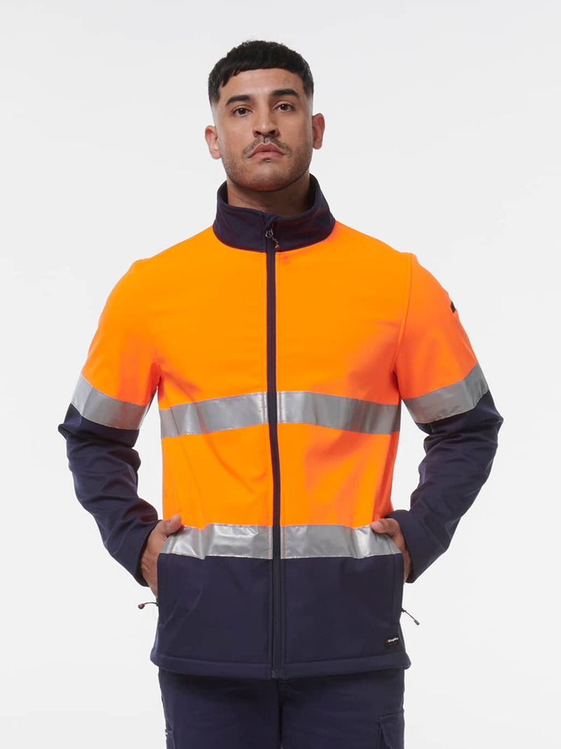King Gee K55034 Reflective Spliced Softshell Jacket Mens – product photo