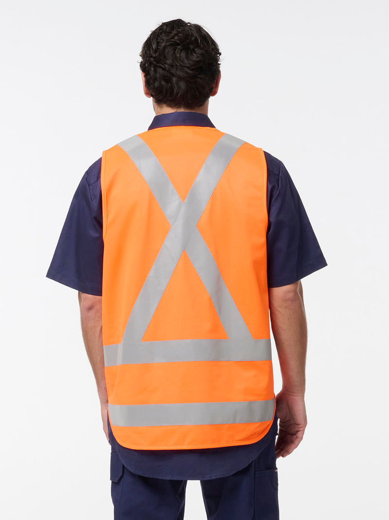 King Gee K57006 Originals Hi Vis X Back Vest Mens – product photo
