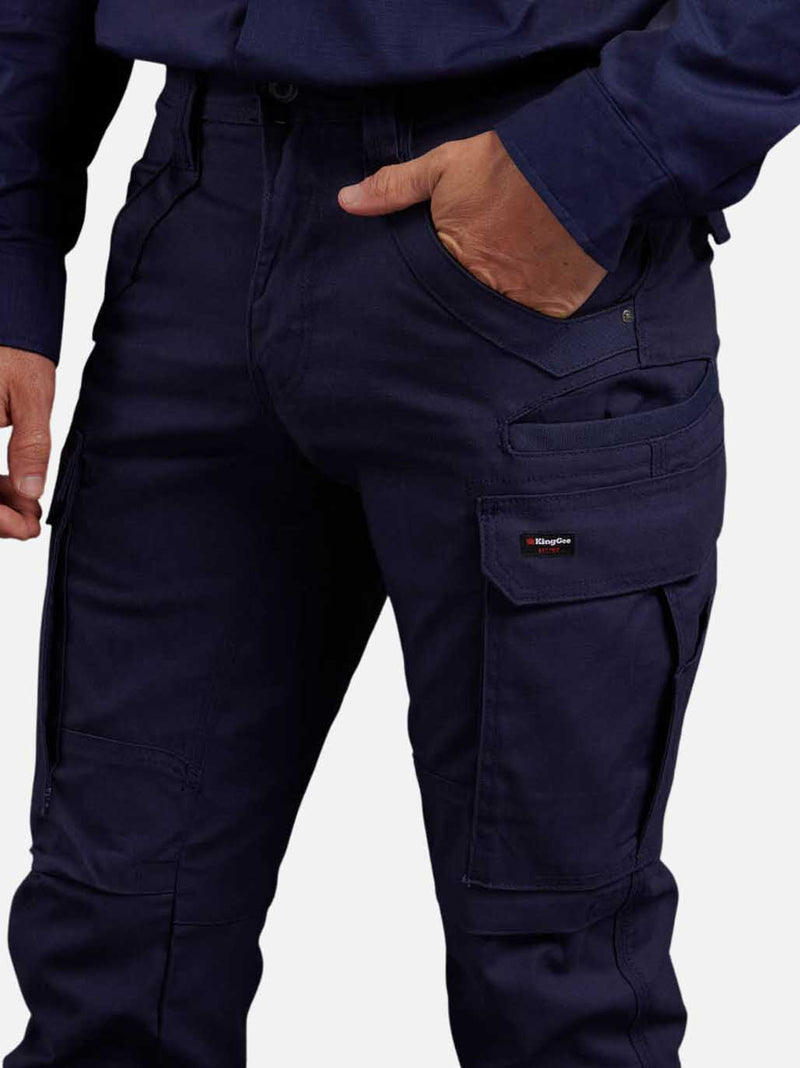 King Gee K69860 Tradies Stretch Cargo Pant Mens – product photo