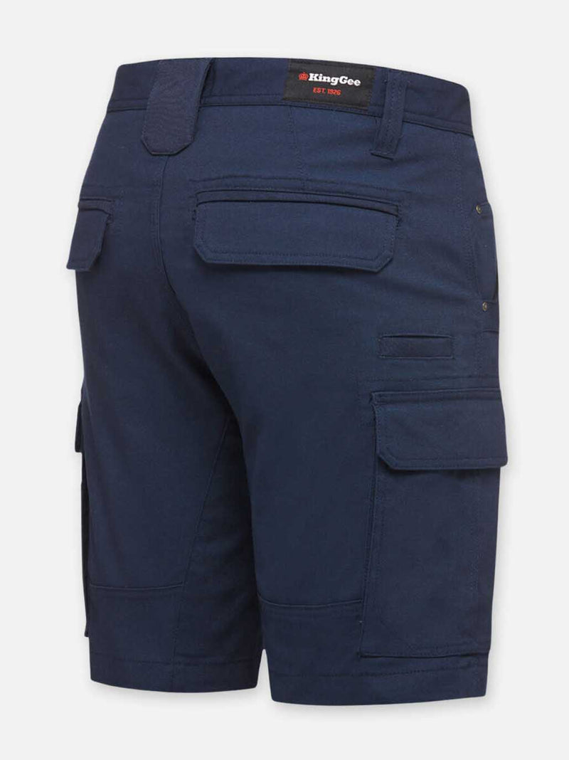 King Gee K69870 Tradies Stretch Cargo Short Mens – product photo