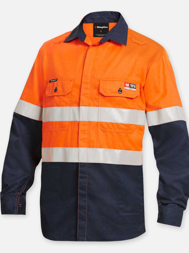 Orange/Navy