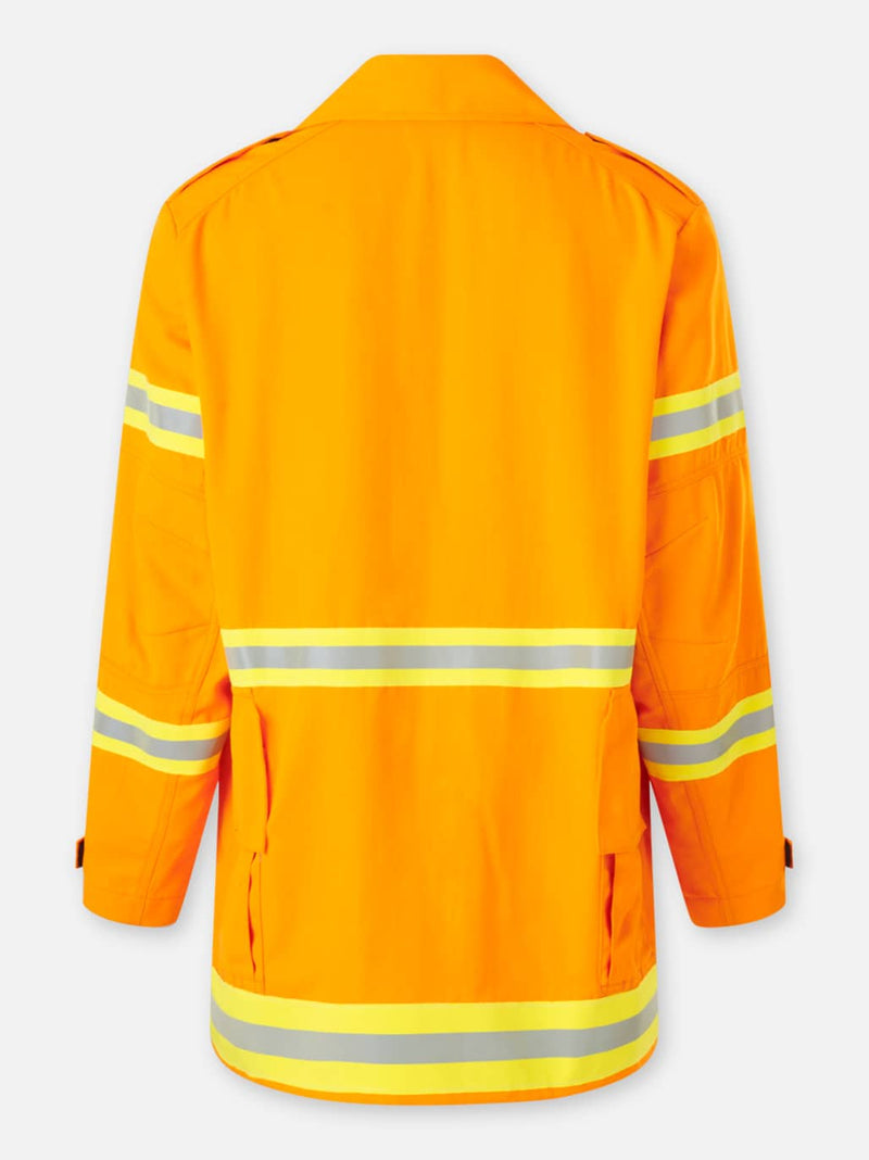 King Gee K85000 Wildlands Firefighting Hi Vis Coat Unisex – product photo