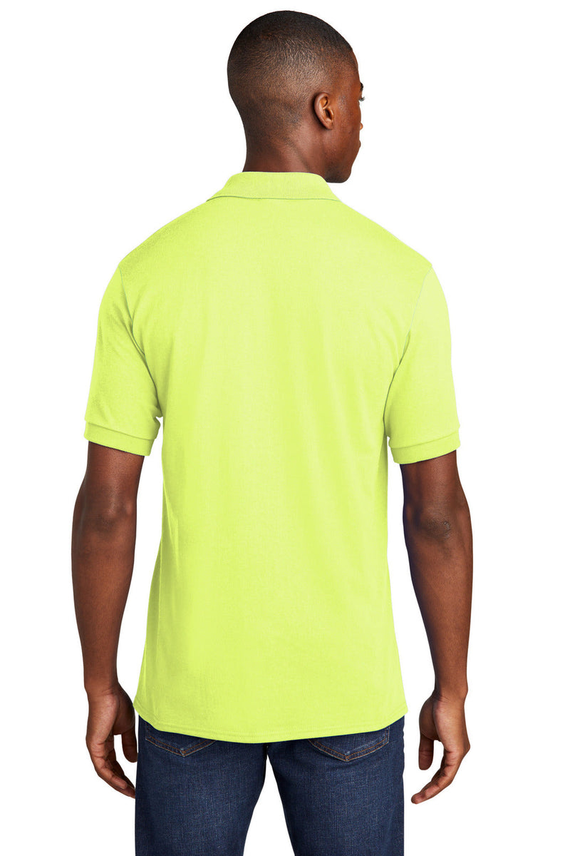 Port & Company KP55P Core Blend Jersey Knit Pocket Polo – Hi Vis (2XL) – product photo
